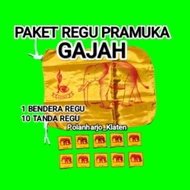 Elephant Team Package (1 Team Flag + 10 Team Signs) Team Package ElephantPRAMUKA