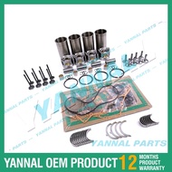 For 4BG1 4BG1T 4BG1TAB 4BG1TPG Isuzu Hitachi JCB Excavator Overhaul Rebuild Kit