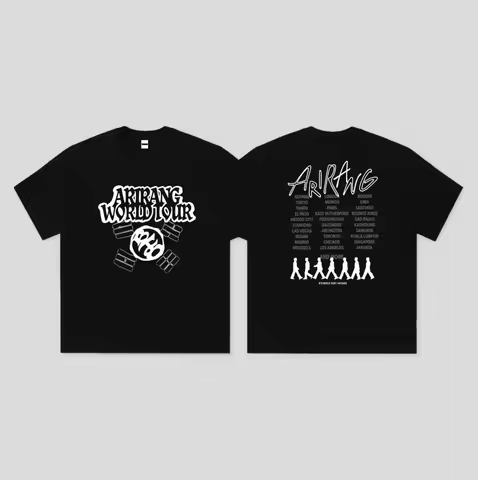 Cotton T-Shirt Group Tour 2026 Graphic T Shirts High Quality Summer Fashion Men Women Y2K Trendy Tee