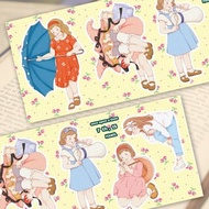 很久很久以前 7 ver15 (hamil) 復古女孩女士角色貼紙