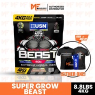 USN Super Grow Beast Extreme Mass Gainer 4 kg Halal Mass Gainer - Makanan Tambahan Penambah Berat Cr