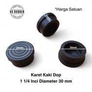1 1 1/ 4 inch Striped Rubber Feet 30mm Diameter Round Iron Pipe Shelf Table and Chair Base/