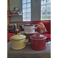 Lovey Enamel Pan Set Dutch Oven Casseroll 16cm 1Lt