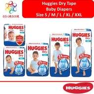 Huggies Dry Tape Baby Diaper All Size