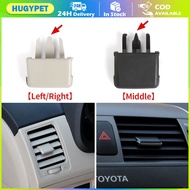 2pcs Car Aircon Air Vent Louvre Blade Universal Slice Clip Auto Air Conditioning Leaf Adjust Clamps