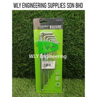 TEKIRO HK-BP1204 Long Ball Point Hex MM Size Allen Key Set / TEKIRO Allen Key Set / Allen Key Set / 