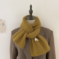 Scarf Winter Scarf Woolen Scarf Soft Scarf Korean Scarf Solid Color Warm Scarf Female Autumn Winter