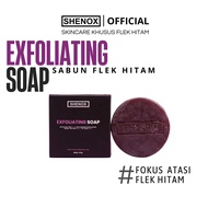 Shenox Skincare Flek Hitam Exfoliating Soap Sabun Flek Membandel Resmi BPOM Bekas Jerawat Melasma Da