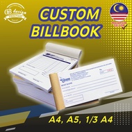 Custom 10 buku resit company/Custom Billbook 10 book