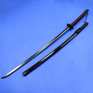 {tygkjgk} 55inch Large Bleach Katana Kurosaki Ichigo Sabre Cosplay Prop Real Size Japanese Katana Ni
