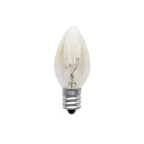 E12 Light Bulb 220V 10W 100LM 2700K Transparent Warm Color C7 Incandescent Tungsten Night Lamp Bulb 