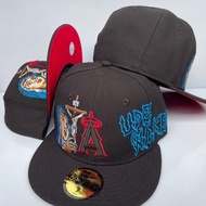 Blue Jays Fitted Cap Flat Brim Hat Baseball Cap Non-Adjustable Cap Embroidery Hat CKI9