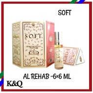 SOFT 6 ML BOX (6ML×6PC) ROLL ON By Al Rehab