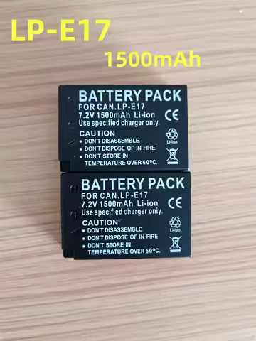 1500mAh LPE17 LP-E17 E17 Camera Battery or Charger For Canon EOS M3 M5 750D 760D T6i T6s 8000D Kiss 
