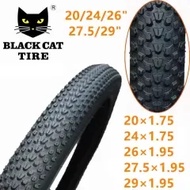 PEDALSPIN Black cat tire for MTB and RB 20x1.95/26x1.95/27.5x1.95/29x1.95 (