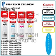 ORIGINAL CANON BOTTEL INK GI-71S BLACK CYAN MAGENTA YELLOW PIXMA G1020 G2020 G2730 G3730 G3770 G4770