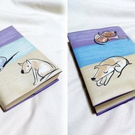 dog poses擺破ㄙ的狗 - A6防水油畫布限量書衣