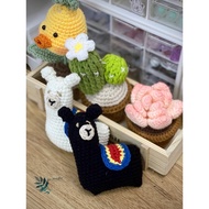 Cute Alpaca keychain (handmade)