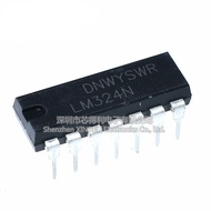 Lm324 LM324 LM324 LM324N Four-Channel Operation Amplifier Chip IC DIP-14 In-Line 14 Pins Brand New R