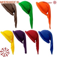 MSSUGYL Party Dwarf Hat, Polyester Solid Color Dwarf Costume Hat, Versatile High Elasticity Breathab