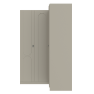 SB Design Square SB FURNITURE ตู้เสื้อผ้าเข้ามุม ขนาด 149 ซม (ด้านขวา) รุ่น Lavique สีครีม (149x106x