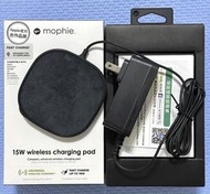 賣一個mophie 15W wireless布面無線充電盤(黑色)