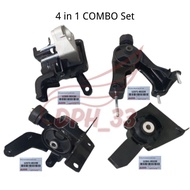 [4 IN 1 COMBO SET] Toyota OEM Engine Mounting - Toyota Altis 2008-2010 ZZE141 1.6L / ZZE142 1.8L