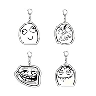 Funny meme keychain