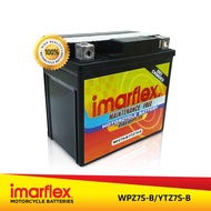 Imarflex Battery: WPZ7S-B/YTZ7S-B (Dry Charged) for Honda Click, Yamaha NMax and Yamaha Aerox