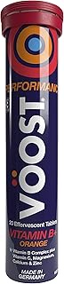 Voost Performance Vitamin B +Effervescent Orange Flavour, 20 Tablets (68142)