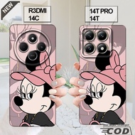 XIAOMI REDMI 14C case - XIAOMI 14T case - XIAOMI 14T PRO case _Black silicone casing elasticBENING