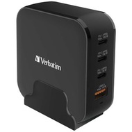 "荃灣門市全新行貨" Verbatim 4端口150W PD &amp; QC 3.0 GaN充電器 (附AC電源線+直立底座) 66910
