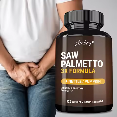 Saw Palmetto Capsules - DHT Blocker, Promotes Urinary Tract and Prostate Health, and Reduces Urinati