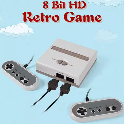 8-Bit HM12 Entertainment System, Retro TV/ Video Game Console, RCA+HD,72P Slot, Support N8 EverDrive