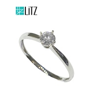LITZ 18K White Gold Diamond Ring DR153