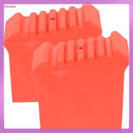 2 Pcs Purpose Replacements Ladder Feet Pad Extension Pads 10.00X9.80X3.80CM Red yduojtai