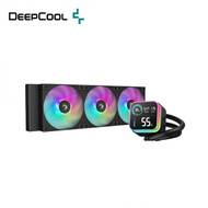 DEEPCOOL 九州風神 LQ360 黑 (360mm/ARGB光環磁吸水冷頭/動態平衡洩壓冷排/12cm風扇*3/五年保固)