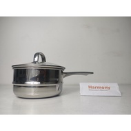 Sauce Pan 16cm 1.5QT SS-PX430 Stainless Steel Sauce Cooking Pot with Glass Lid