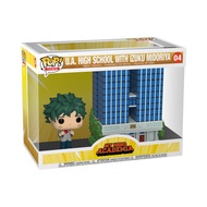 Funko Pop! Town: My Hero Academia - U.A. High School with Deku in Uniform, Multicolor Funko Pop! Tow