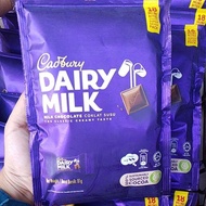 Cadbury diary milk Contains 18 bites