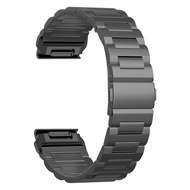 22mm 26mm QuickFit Strap Metal Bracelet Bands Premium Titanium Band for Garmin Instinct 3 50mm E 45m