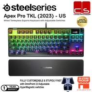SteelSeries Apex Pro TKL WIRED (2023) RGB Omnipoint 2.0 Mechanical Gaming Keyboard 64856