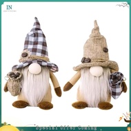 【bairddoro】2PCS Gnomes Plush Gnomes Plush Doll Home Decorations Housewarming Gift Home  Farmhouse