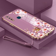 Casing VIVO Y11 VIVO Y12 VIVO Y15 VIVO Y17 VIVO Y19 Phone Case pretty butterfly Silicone Phone Case Send Lanyard