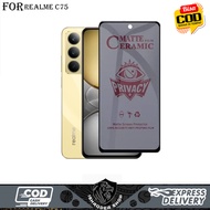 TEMPERED GLASS PRIVACY REALME C75X C75 NFC TEMPERED GLASSScreen Protector