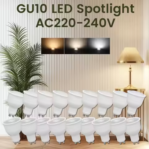 1-10Pack Lamparas LED Spotlight GU10 Bulbs 12W 38 120 degree 3000K 4000K 6000K Cool Lighting Leds fo