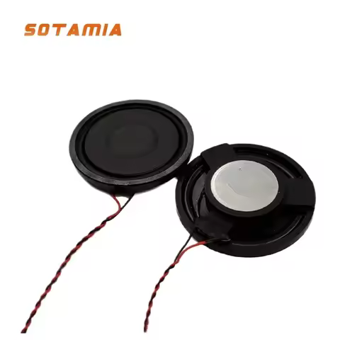 SOTAMIA 2Pcs 30mm Mini Speaker 4 Ohm 3W Ultra-thin Mid-subwoofer Speaker Smart Voice Notebook Blueto