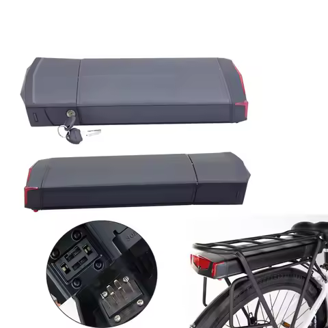 Ebike Li-ion Battery 36V 10Ah 13Ah 48V 10.4Ah Rear Rack Carrier Battery for Smartway C2 C4 OxyVolt P