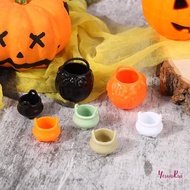 YosunRui] 2pcs Halloween Cauldron Miniature Halloween Candy Bucket Pot Cauldron NEW