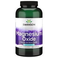 Swanson Magnesium Bone & Muscle Health Mood Support 200 Milligrams (2 Caps per 400 mg Serving Magnes